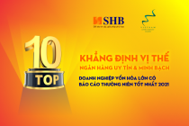SHB tiếp tục được vinh danh Top 10 Doanh nghiệp vốn hóa lớn có Báo cáo thường niên tốt nhất