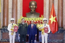 Hai Thứ trưởng Bộ Công an được thăng quân hàm Thượng tướng