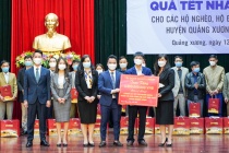 Danko Group trao tặng hơn 4 tỷ đồng quà Tết cho các hộ nghèo, đặc biệt khó khăn trên địa bàn huyện Quảng Xương 