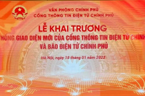 Cổng TTĐT Chính phủ ra mắt giao diện thân thiện, hiện đại hơn