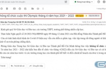 Sở Giáo Dục và Đào tạo thành phố Hồ Chí Minh hủy cuộc thi Olympic tháng 4 là quyết định đúng đắn