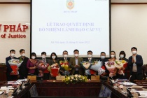 Bộ Tư pháp bổ nhiệm lãnh đạo cấp vụ