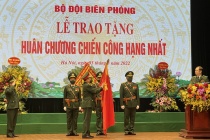 Bộ đội Biên phòng đón nhận Huân chương Chiến công hạng Nhất