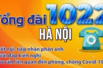 Hà Nội điều chỉnh các nhánh của Tổng đài 1022