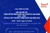 Sun* Startups công bố mô hình khởi tạo startup giai đoạn sớm 2022-2025