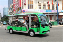 Thanh Hóa: Thí điểm xe 4 bánh gắn động cơ điện hoạt động như xe buýt