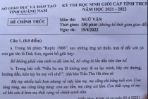 Đề thi HSG môn ngữ văn ở Quảng Nam ấn tượng, thu hút 