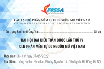 Mời tham dự Đại hội đại biểu toàn quốc nhiệm kỳ IV của VFOSSA