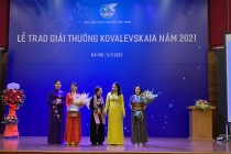 Hai nhà khoa học nữ được vinh danh tại Lễ trao Giải thưởng Kovalevskaia năm 2021
