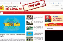 TP.HCM: Cảnh báo chiêu lừa giả mạo website của Bộ Công an để chiếm đoạt tiền