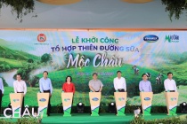 Mộc Châu Milk và Vinamilk chính thức khởi công dự án: Tổ hợp Thiên đường sữa Mộc Châu