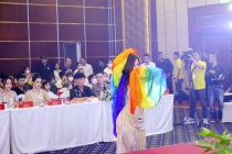 Thí sinh Dương Kim Quyên gây ấn tượng với tiết mục Belly Dance trong đêm thi Tài năng