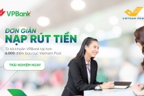 VPBank nạp - rút tiền đơn giản tại 6.000 điểm bưu điện Vietnam Post trên toàn quốc
