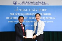 Dịch vụ chữ ký số từ xa của Viettel chính thức được cấp phép