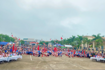 Hậu Lộc (Thanh Hoá): Tưng bừng khai mạc hội trại hè Thanh thiếu nhi tại xã Hưng Lộc