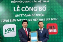 Nhà báo Hoàng Vững làm Tổng biên tập Tạp chí Tiếp thị và Gia đình