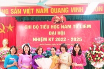 Trường Tiểu học Nam Từ Liêm tổ chức Đại hội Chi bộ thành công tốt đẹp