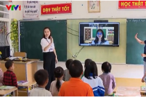 Lớp học ảo trực tiếp tại huyện vùng sâu Hà Giang
