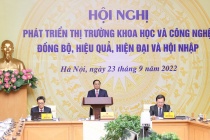 Thủ tướng Phạm Minh Chính chủ trì Hội nghị phát triển thị trường khoa học, công nghệ