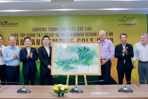 Cú Swing đầu tiên của huyền thoại Greg Norman tại sân golf Văn Lang Empire