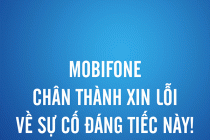 MobiFone xin lỗi khách hàng vì sự cố thuê bao bị mất sóng trong ngày 24/10