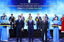 Công ty Cổ phần Gốm Chu Đậu lần thứ 2 vinh dự nhận danh hiệu sản phẩm đạt Thương hiệu Quốc gia Việt Nam