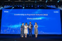 Vietcombank được nhận nhiều giải thưởng do Tổ chức thẻ quốc tế Visa trao tặng