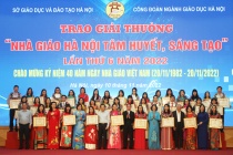 40 nhà giáo đoạt giải Nhà giáo tâm huyết sáng tạo lần thứ 6 năm 2022