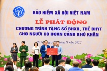 Vietcombank tặng sổ BHXH, BHYT trị giá 5 tỷ đồng cho người có hoàn cảnh khó khăn