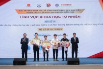 250 đề tài đoạt giải thưởng Khoa học và công nghệ sinh viên năm 2022