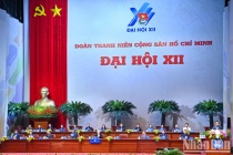 Tổng Bí thư Nguyễn Phú Trọng và các đồng chí lãnh đạo Đảng, Nhà nước dự phiên trọng thể Đại hội Đoàn toàn quốc lần thứ XII
