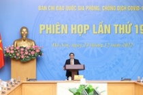 Thủ tướng chủ trì phiên họp Ban Chỉ đạo quốc gia phòng chống dịch COVID-19