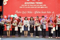 Tổ chức đón Tết chu đáo cho HSSV không có điều kiện về quê đón Tết cùng gia đình