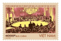 Phát hành bộ tem 'Kỷ niệm 50 năm Hiệp định Paris về chấm dứt chiến tranh, lập lại hòa bình ở Việt Nam'