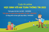 Cuộc thi trực tuyến “Học sinh với an toàn thông tin” năm 2023