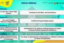 Việt Nam đạt giải vàng tại Cuộc thi khoa học quốc tế dành cho thanh thiếu niên