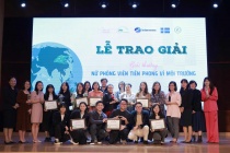 Trao 11 giải thưởng báo chí “Nữ phóng viên tiên phong vì môi trường”