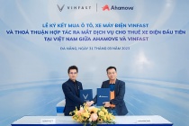 Ahamove mua 200 xe VinFast để triển khai dịch vụ cho thuê xe máy điện tại Việt Nam