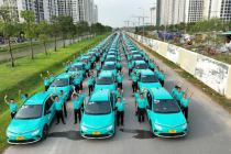 Taxi Xanh SM mới ra mắt của Tập đoàn Vingroup được đưa vào đề thi Toán