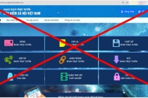 Cảnh báo trang web giả mạo Cổng Thông tin điện tử Bảo hiểm Xã hội Việt Nam