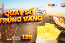 Cơ hội trúng vàng SJC 999.9 dành cho khách hàng doanh nghiệp giao dịch tại SHB