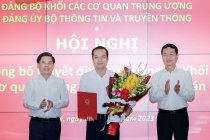 Công bố Quyết định chỉ định Thứ trưởng Phạm Đức Long đảm nhận nhiệm vụ Bí thư Đảng ủy Bộ Thông tin và Truyền thông