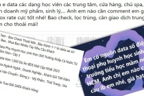 Vấn nạn công khai mua thông tin học sinh trên mạng xã hội