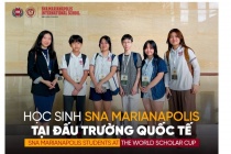 5 học sinh trường SNA Marianapolis giành 11 huy chương từ World Scholar's Cup