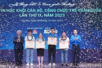 4 thí sinh đạt giải Nhất Hội thi Tin học khối cán bộ, công chức trẻ toàn quốc lần thứ IX