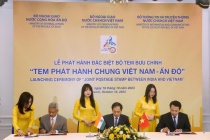 Bộ TT&TT phát hành đặc biệt bộ tem bưu chính Tem phát hành chung Việt Nam - Ấn Độ