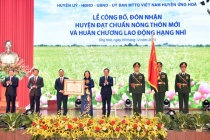 Huyện Ứng Hòa đạt chuẩn nông thôn mới, đón Huân chương Lao động hạng Nhì