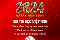 Thư chúc mừng năm mới của BCH Hội Tin học Việt Nam