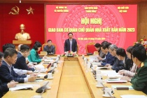 Giao ban cơ quan chủ quản nhà xuất bản năm 2023