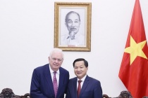 Phó Thủ tướng Lê Minh Khái tiếp Giám đốc Chương trình Việt Nam tại Đại học Harvard và các chuyên gia Đại học Fulbright Việt Nam